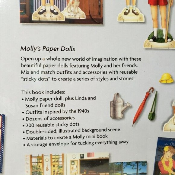 American Girl Molly's Activity Book Pack 2-in-1 Book Set Girls NEW - Picture 9 of 9